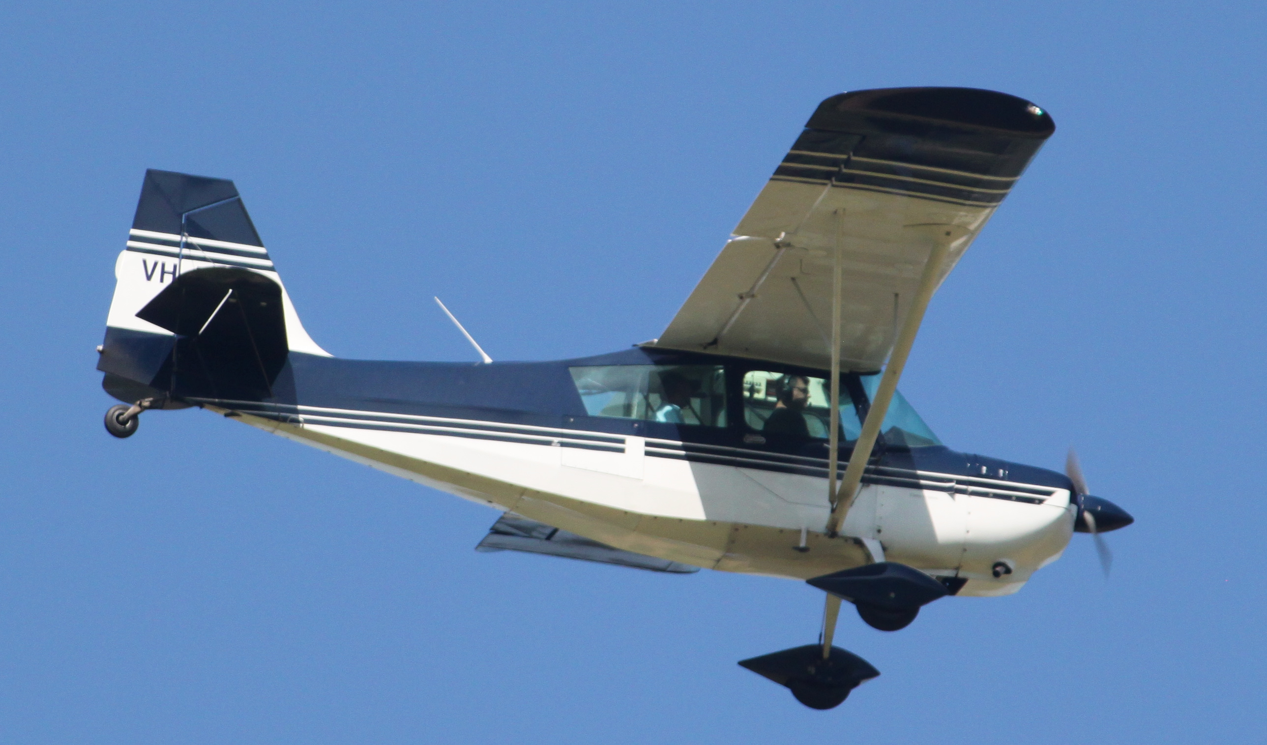 Flying Citabria aircraft