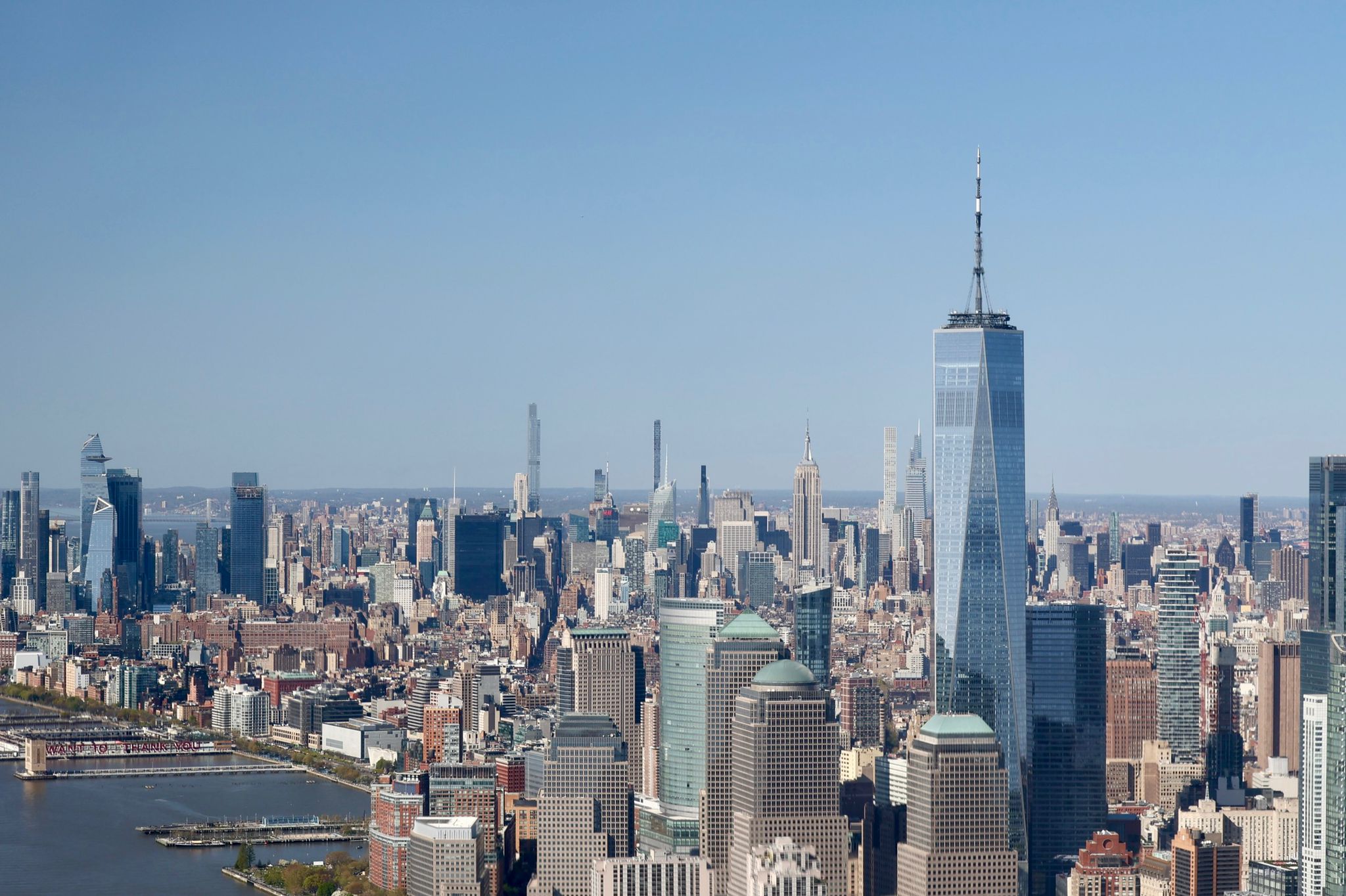 New York skyline view